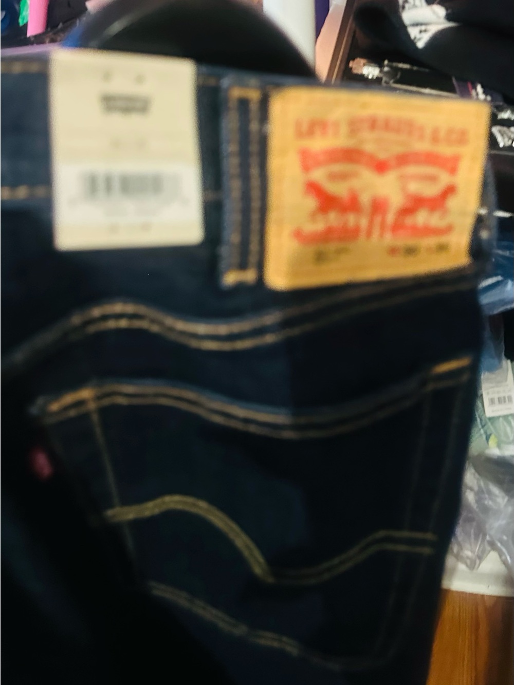 Levi's Dark Low Rise Flare Indigo Bootcut Jeans - Women's - Picture 4 of 9
